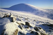 Cairngorm mountain in winter. Cairngorms National Park. Scotland. March. 